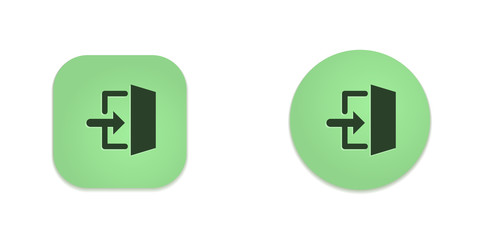 Vector Green Web Buttons