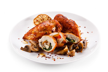 Stuffed chicken fillet
