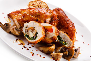 Stuffed chicken fillet