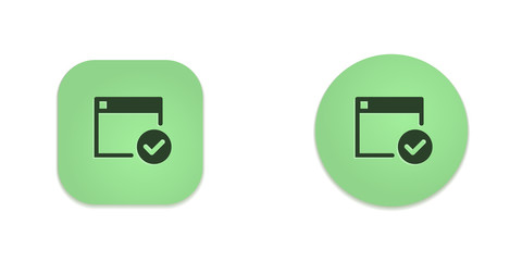 Vector Green Web Buttons