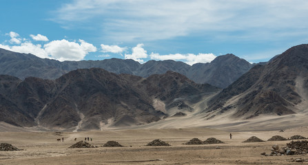 View of  Mountain Range Landscape, Leh Ladakh , India