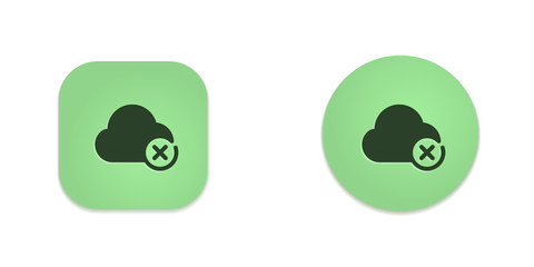 Obraz premium Vector Green Web Buttons