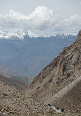 View of  Mountain Range Landscape, Leh Ladakh , India