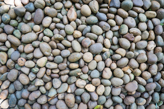 rounded stone pattern for background, pebble texture