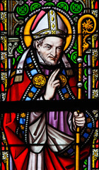 Fototapeta premium Stained Glass - Saint Alphonsus