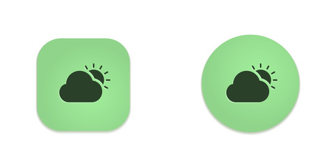 Vector Green Web Buttons