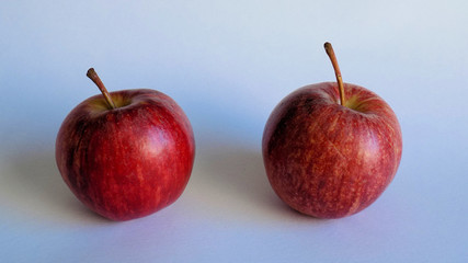 Two Red Apples