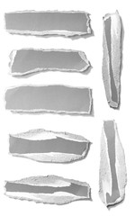 Naklejka premium Piece of torn paper. Copy space