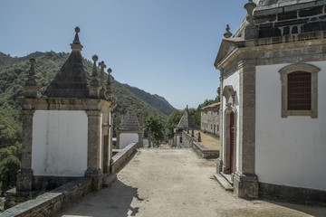 entry in the religious sanctuary Peneda, Portugal