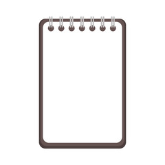 notebook school isolated icon vector illustration design