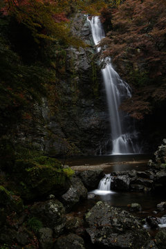 秋の箕面の滝 © lansa