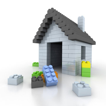 Home of plastic bricks