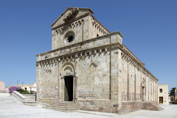 Fototapeta na wymiar Chiesa di Monserrato a Tartalias