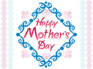abstract artistic mother day