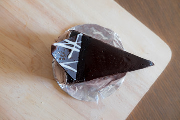 Chocolate cake tasty cake in coffee shop