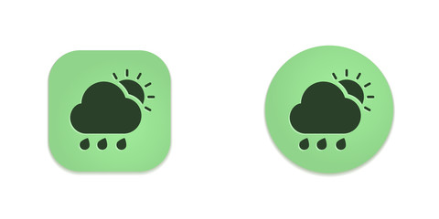Vector Green Web Buttons
