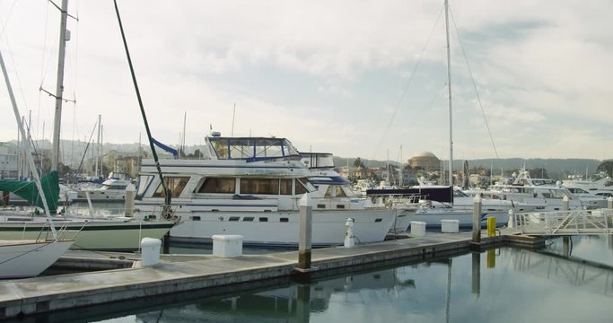 Marina as seen from St Francis Yacht Club in San Francisco, California.