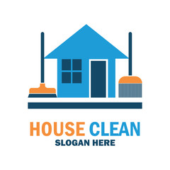 Obraz premium cleaning service icon with text space for your slogan / tagline, vector illustration