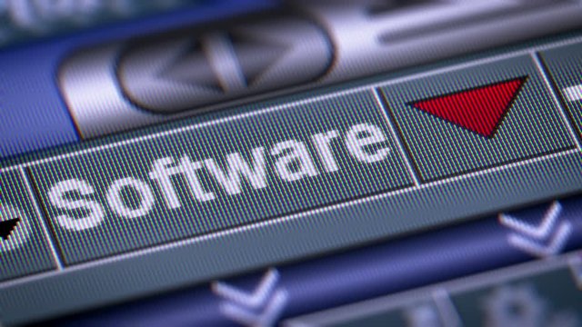 The Index of Software on The Screen. Down. Looping.