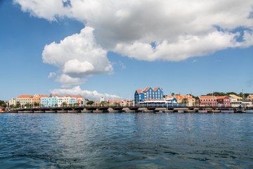 Naklejka premium Pontoon Bridge in Curacao