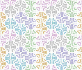 Seamless Spiral Pattern #Vector Graphics 