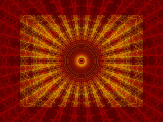 red abstract background and gold line