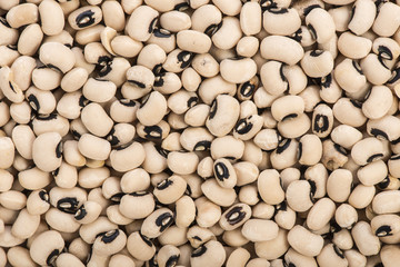 Dried black eyed peas texture background