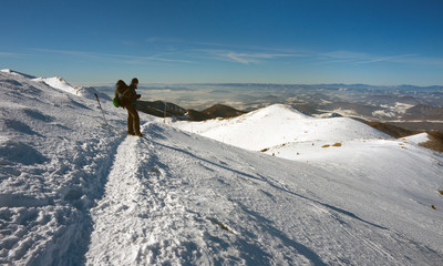Tourist on the Winter Way