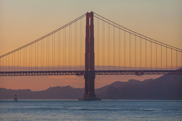 Golden Gate bridge. San Francisco. California