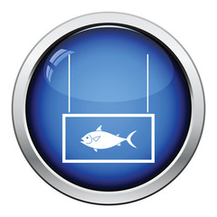 Fish market department icon