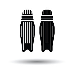 Cricket leg protection icon