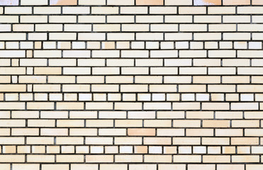 The texture of the old brick wall in gray