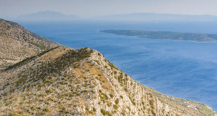 Sveti Nikola highest peak on the island of Hvar