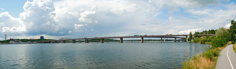 bridge between Stockholm and Lidingö