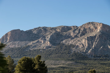 Fototapeta premium Berglandschaft in Spanien