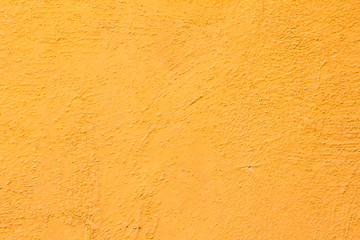 Orange color concrete wall background