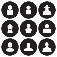 Avatar icons set