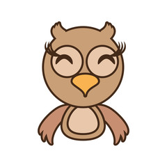 owl baby animal funny image vector illustration eps 10
