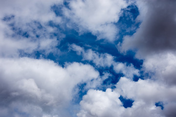 Obraz premium Storm clouds on the Mediterranean coast of Spain