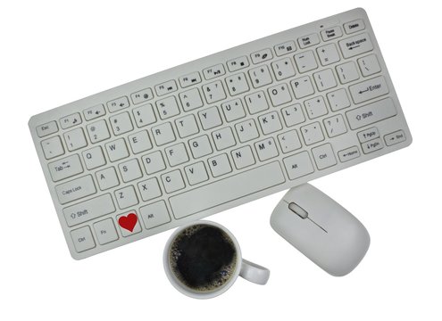Tastatur herzsymbol Herzen zum