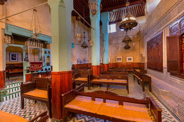 The Jewish Synagogue Ibn Danan in Fes Medina, Morocco