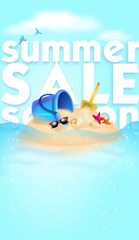 Summer sale banner