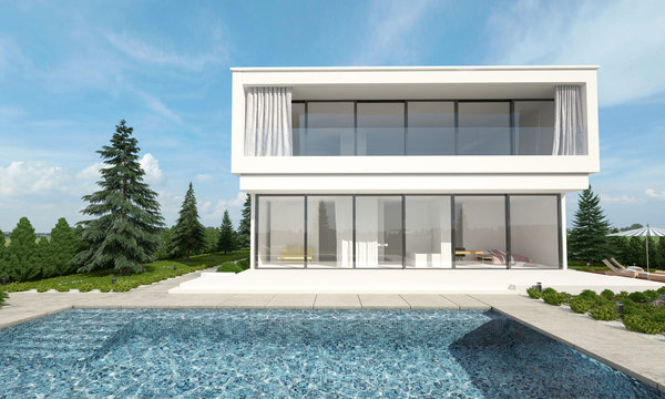Luxury millionaires villa and pool