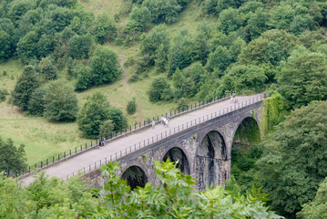 Fototapeta na wymiar Monsal Dale Viaduct, Peak District, UK