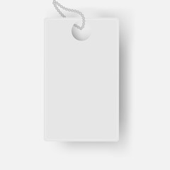 Vector white card 