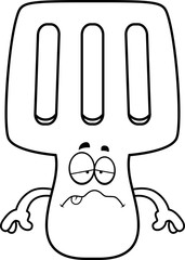 Sick Cartoon Spatula