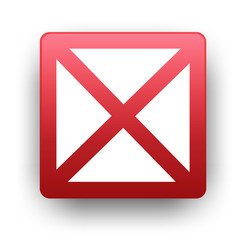 No Sign, No symbol, Not Allowed isolated on white background. Vector illustration