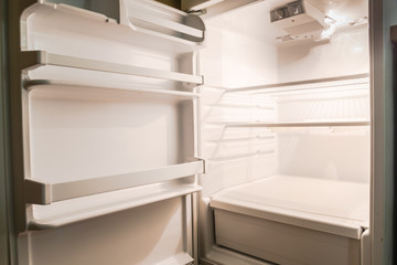 Empty refrigerator © trongnguyen