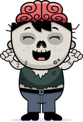 Cartoon Zombie Celebrate