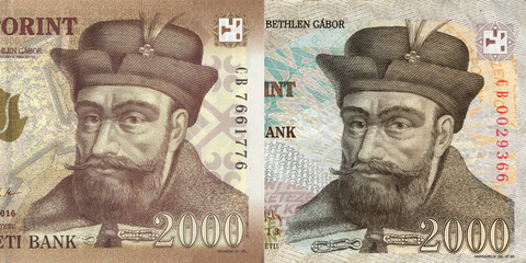new and old hungarian forint, 2000